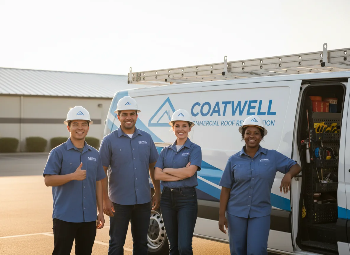 Commercial roof coating company in Horton, MI
